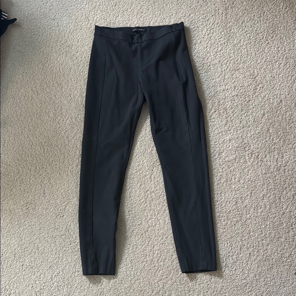Black Dress Pants with Slim Fit and Tapered Legs